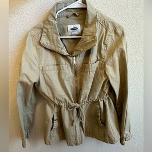 Old Navy Cinch Waist Utility Spring Jacket - M